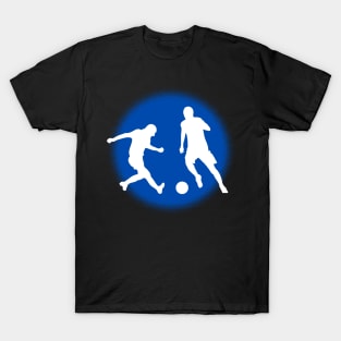 Soccer Player Footballer Training Duel T-Shirt